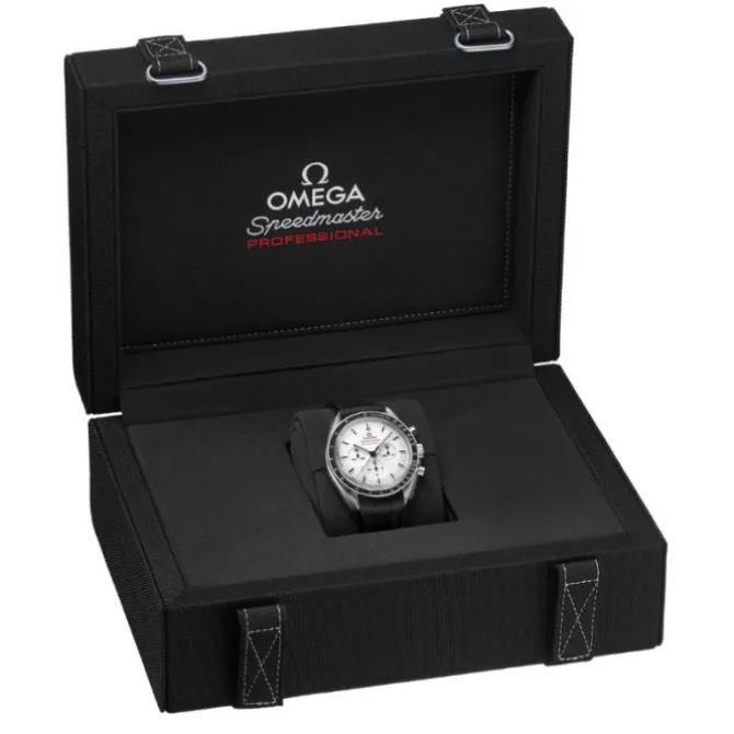 OMEGA Speedmaster Moonwatch Professional Blanco Caucho