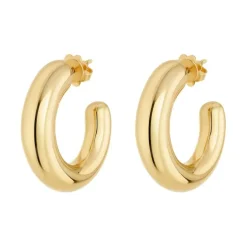 Pendientes de aro en oro amarillo