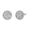 Pendientes de oro blanco con diamantes de 0,32 quilates