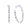Pendientes de oro blanco y diamantes 3.30 quilates