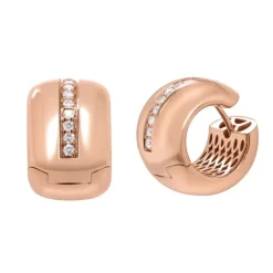 Pendientes de oro rosa con diamantes 0.40 quilates