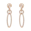 Pendientes de oro rosa y diamantes 1.80 quilates