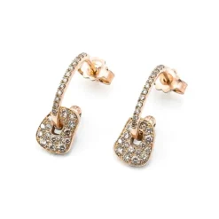 Pendientes Mattioli Mini Puzzle full pavè MOR054R102G