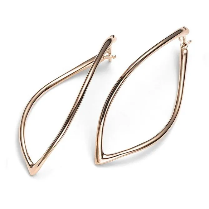 Pendientes Mattioli Navettes de oro rosa