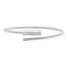 Pulsera de oro blanco y diamantes 0.10 quilates