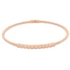 Pulsera de oro rosa con diamantes talla brillante 0,17 quilates