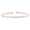Pulsera de oro rosa y nácar