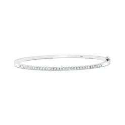 Pulsera en oro blanco y diamantes talla brillante 0,54 quilates
