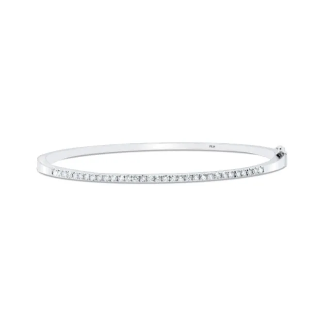 Pulsera en oro blanco y diamantes talla brillante 0,54 quilates