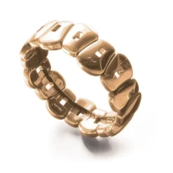 Pulsera Mattioli Puzzle en cerámica oro rosa