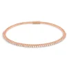 Pulsera riviere de oro rosa con diamantes talla brillante 0,68 quilates