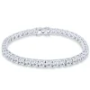 Pulsera riviere en oro blanco y diamantes 6.00 quilates