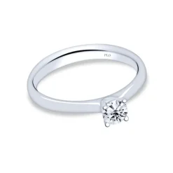 Solitario de oro blanco con diamante 0.30 quilates