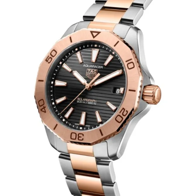 TAG Heuer Aquaracer 200 Solargraph Acero & Oro Rosa 40mm