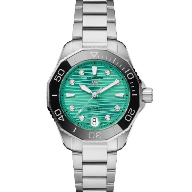TAG Heuer Aquaracer Calibre 5 Turquesa Diamantes 36mm
