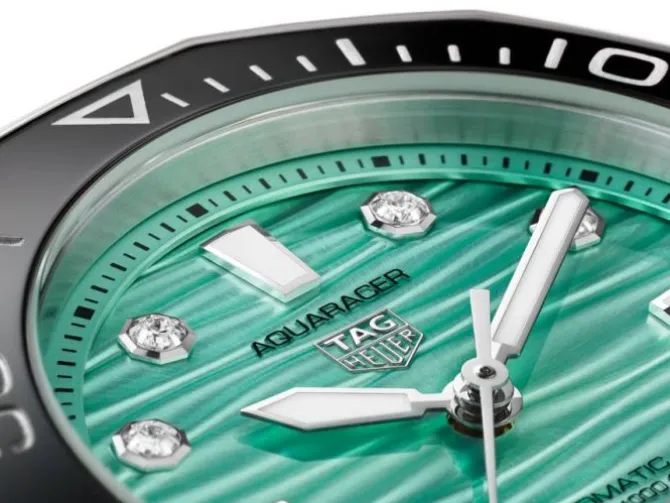 TAG Heuer Aquaracer Calibre 5 Turquesa Diamantes 36mm