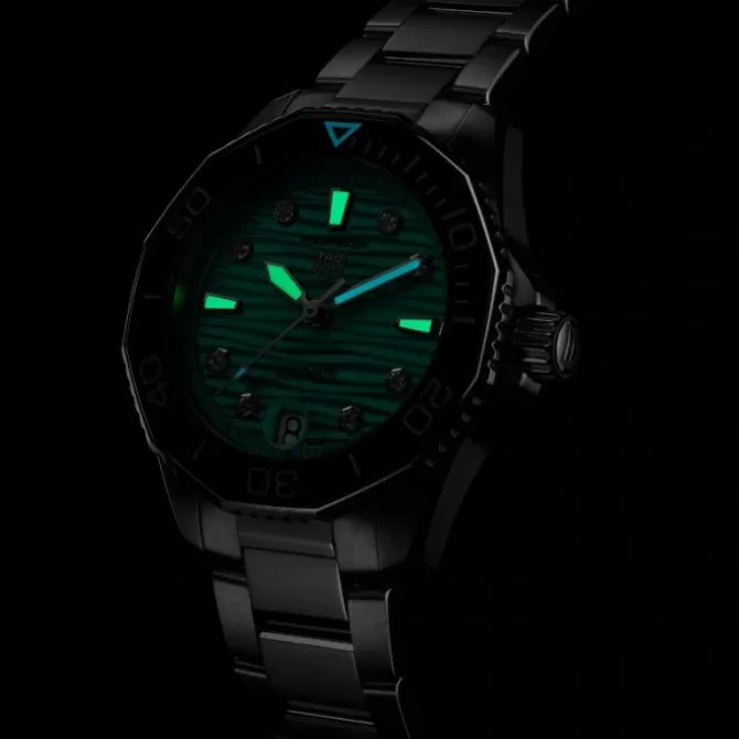 TAG Heuer Aquaracer Calibre 5 Turquesa Diamantes 36mm
