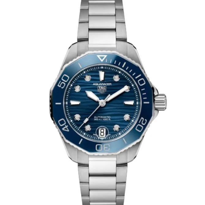 TAG Heuer Aquaracer Mujer Calibre 5 Diamantes Azul 36mm