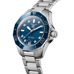 TAG Heuer Aquaracer Mujer Calibre 5 Diamantes Azul 36mm