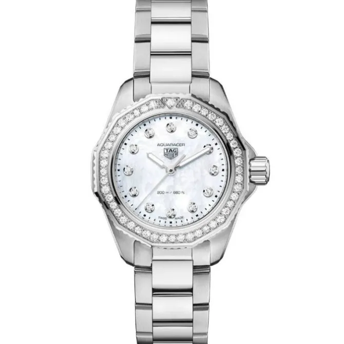 TAG Heuer Aquaracer Professional 200 Madre Perla Diamantes 30 mm