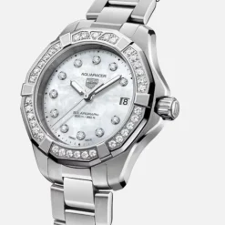 TAG Heuer Aquaracer Solargraph Madre Perla & Diamantes 34mm