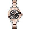 TAG Heuer Aquaracer Solargraph Diamantes Acero y Oro Rosa 34mm