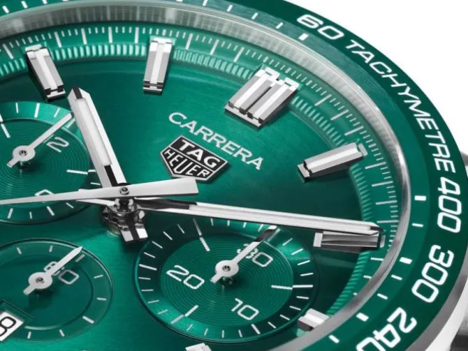 TAG Heuer Carrera Chronograph TH-20-00 Verde 44mm