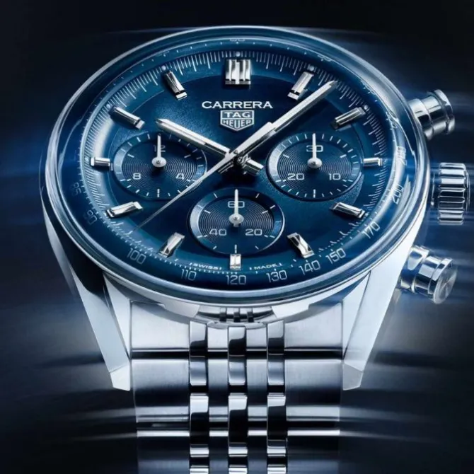 TAG Heuer Carrera Chronograph Glassbox TH20-00 Azul 41 mm