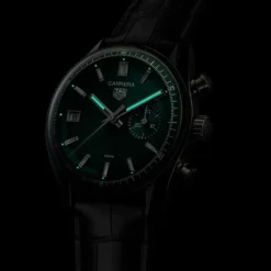TAG Heuer Carrera Chronograph Green Glassbox 39mm