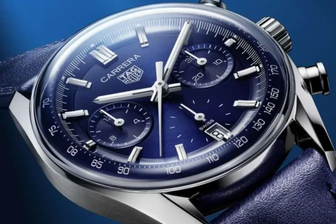TAG Heuer Carrera Chronograph 39mm Azul Calibre TH20-00