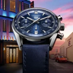 TAG Heuer Carrera Chronograph 39mm Azul Calibre TH20-00