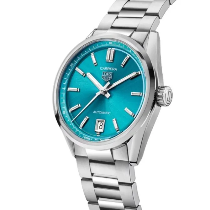 TAG Heuer Carrera Date 36 mm Automatico Azul