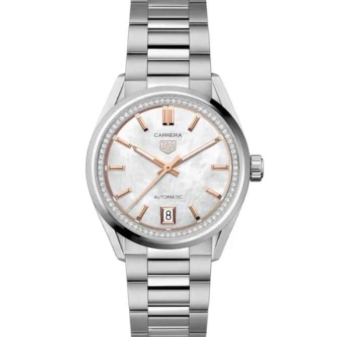 TAG Heuer Carrera Date Automatico Madre Perla 36 mm