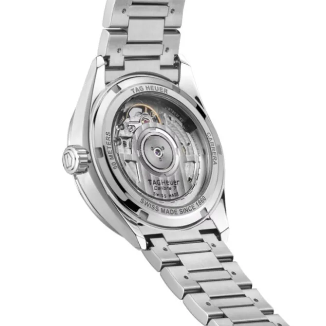 TAG Heuer Carrera Date 36mm Calibre 7 Plata