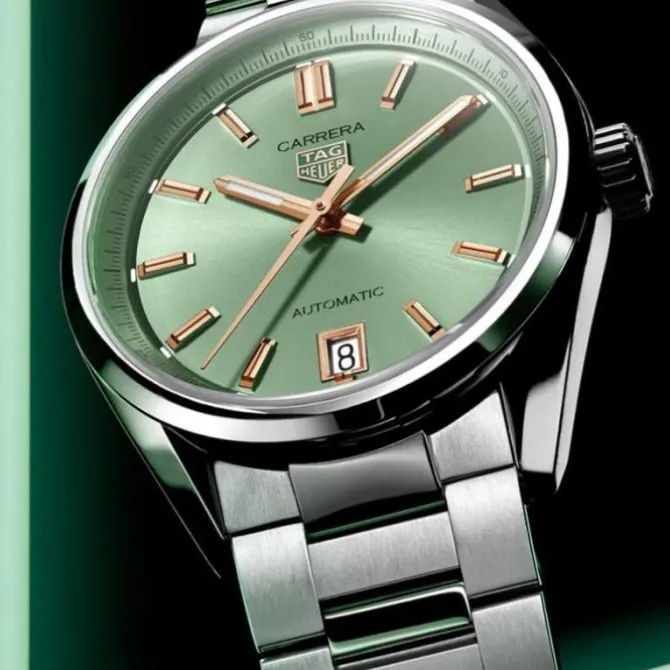 TAG Heuer Carrera Date 36mm Verde Calibre 7 Automático