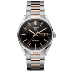 TAG Heuer Carrera Day-Date Automático 41 mm Acero y Oro Rosa