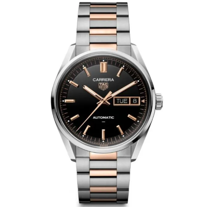 TAG Heuer Carrera Day-Date Automático 41 mm Acero y Oro Rosa
