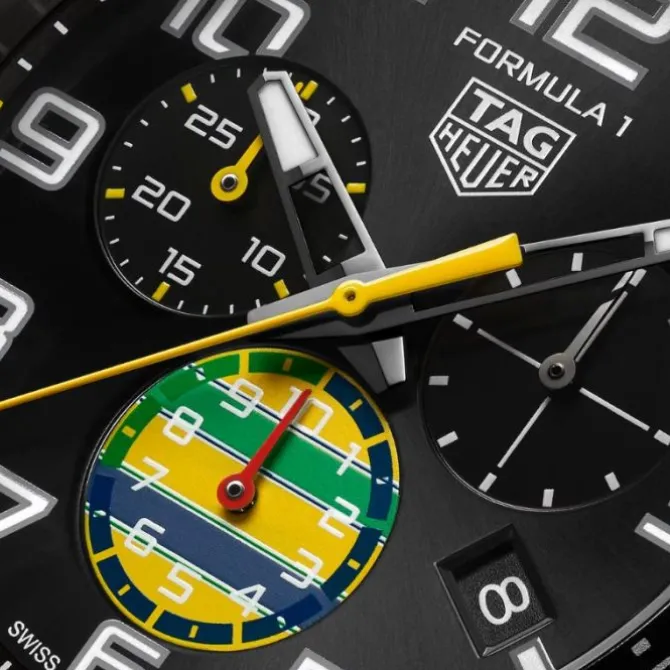 TAG Heuer Formula 1 Chronograph Senna Edicion Especial 43 mm