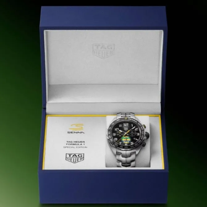TAG Heuer Formula 1 Chronograph Senna Edicion Especial 43 mm