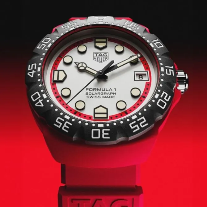 TAG Heuer Formula 1 Solargraph Rojo 38 mm