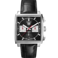 TAG Heuer Monaco Chronograph Automático 39 mm Negro