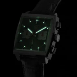 TAG Heuer Monaco Chronograph Automático 39 mm Negro