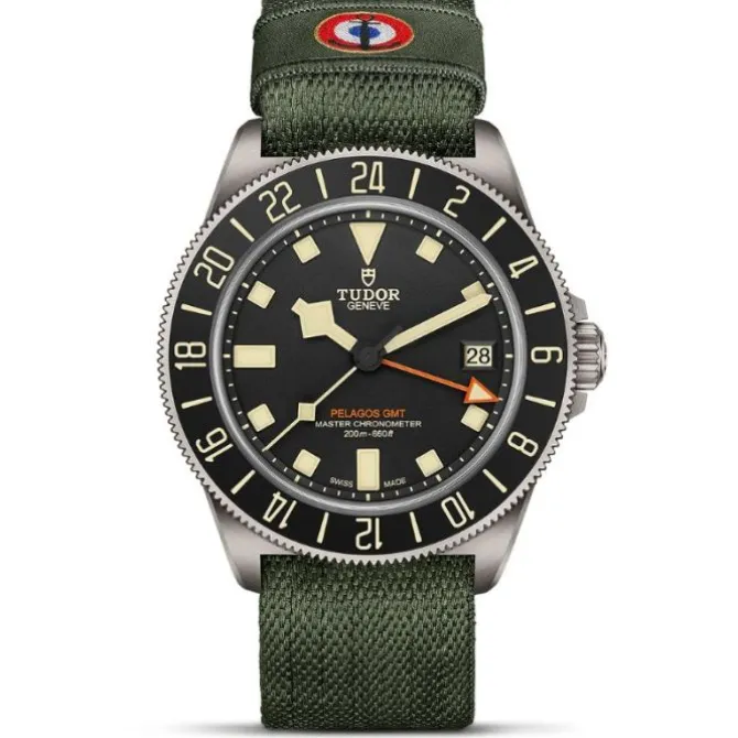 TUDOR Pelagos FXD GMT “Marine Nationale” 42 mm Titanio