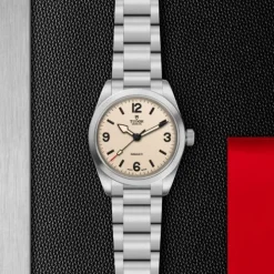 TUDOR Ranger 36 mm Blanco Duna Acero