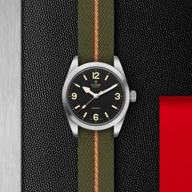 TUDOR Ranger 36 mm Negro Textil