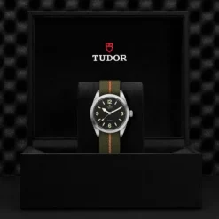 TUDOR Ranger 36 mm Negro Textil