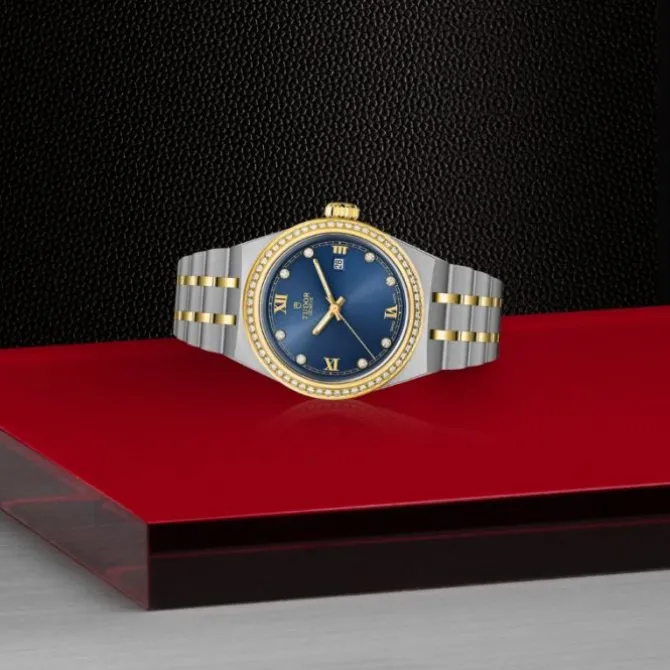 TUDOR Royal "Blue Royal" 28 mm Diamantes